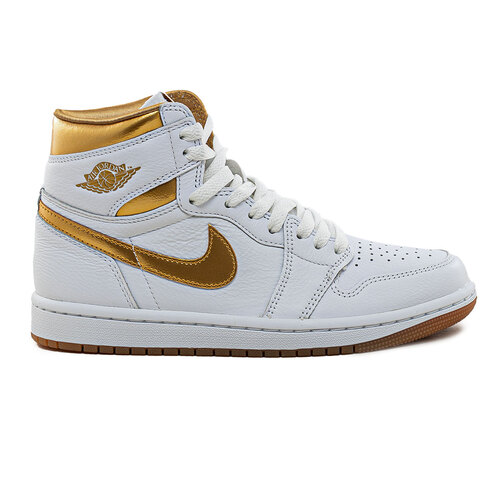 BOTAS W AIR JORDAN 1 RETRO HI OG WHITE GOLD