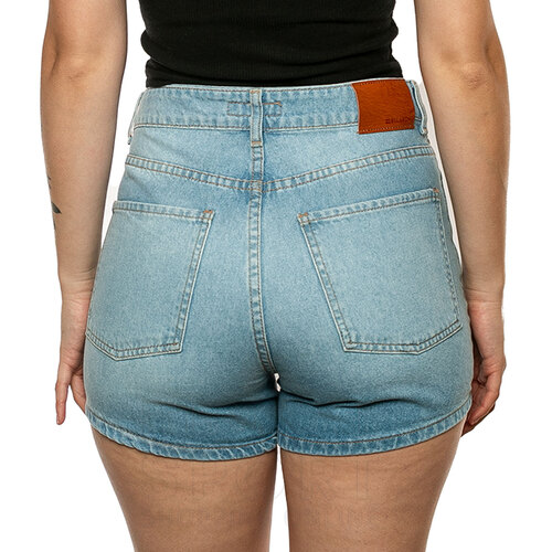 SHORT JEAN MOM DEEP BLUE