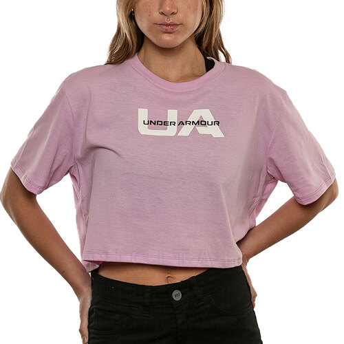 REMERA BOXY CROP BRAND