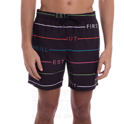 SHORT BAÑO STRIPE 16´´