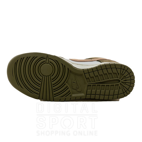 ZAPATILLAS DUNK LOW MEDIUM OLIVE AND SUMMIT WHITE